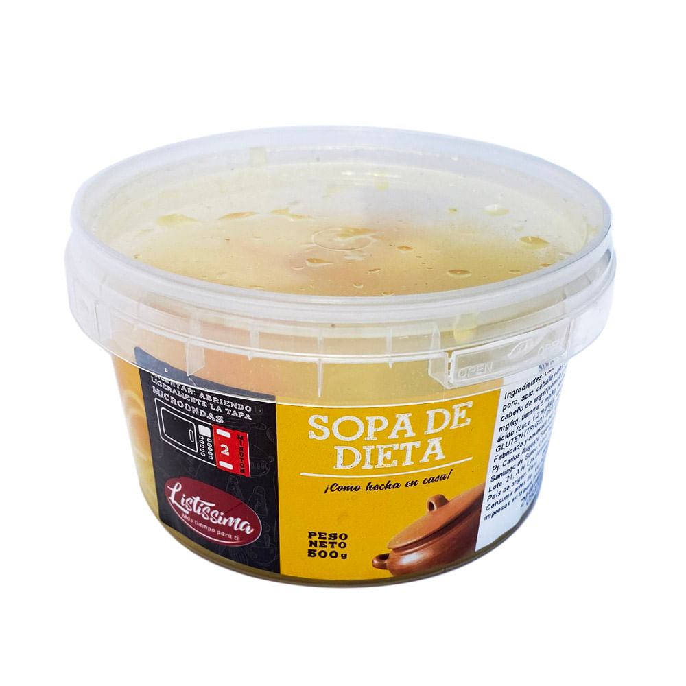 Sopa de Dieta Listíssima 500g