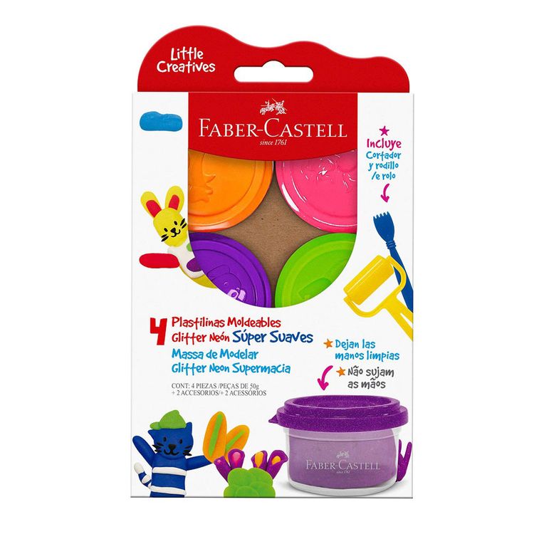 Plastilina-Faber-Castell-Super-Suave-Glitneon-50g-1-351632435