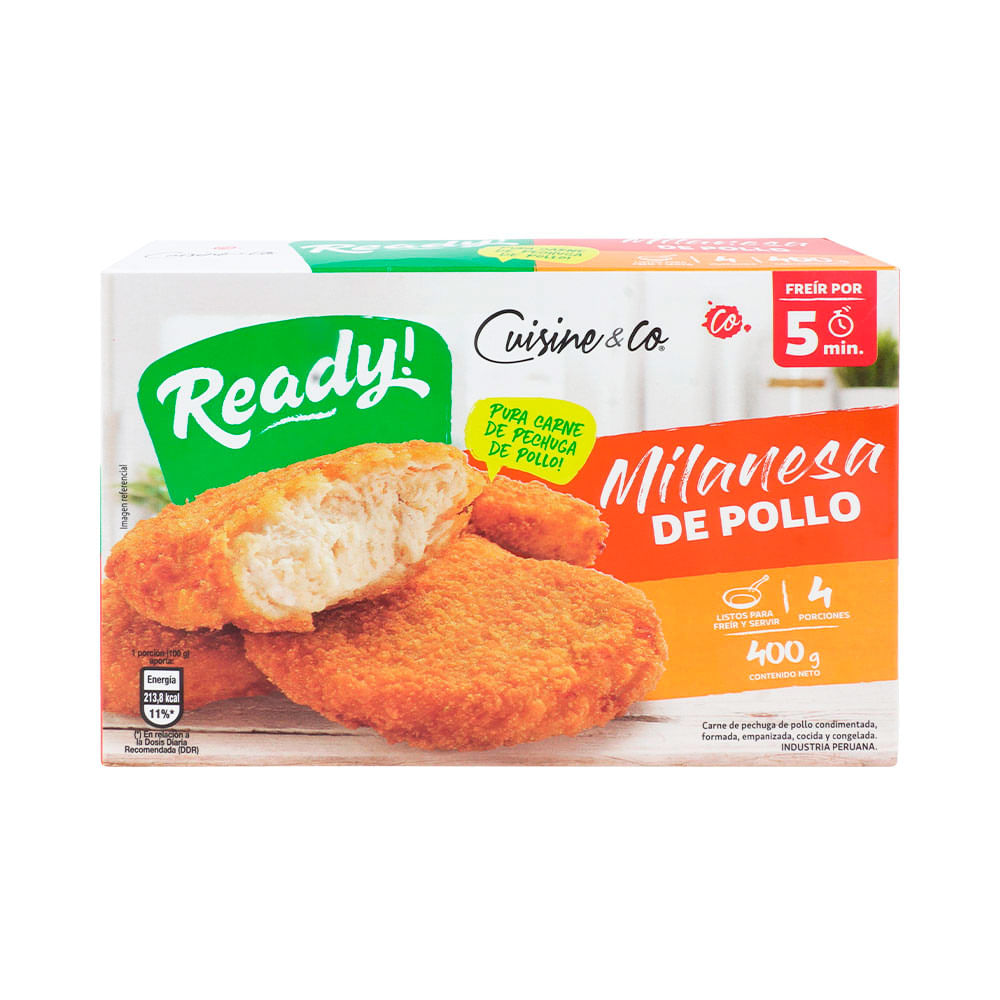 Milanesa de Pollo Cuisine & Co 400g