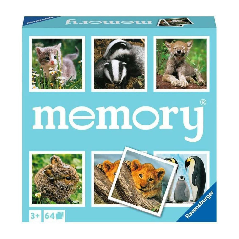 JUEGO MEMORIA ANIMALES BEBÉS