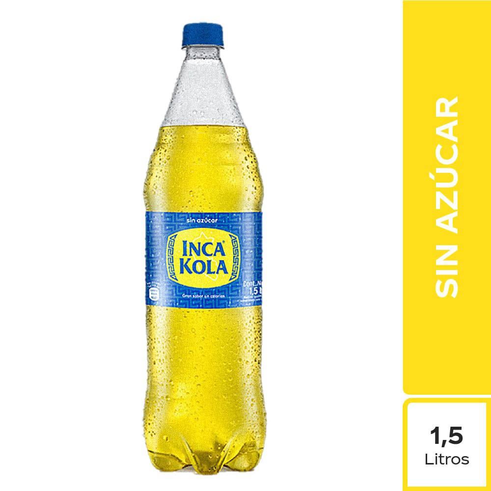 Gaseosa Inca Kola Sin Azúcar Botella 1.5L