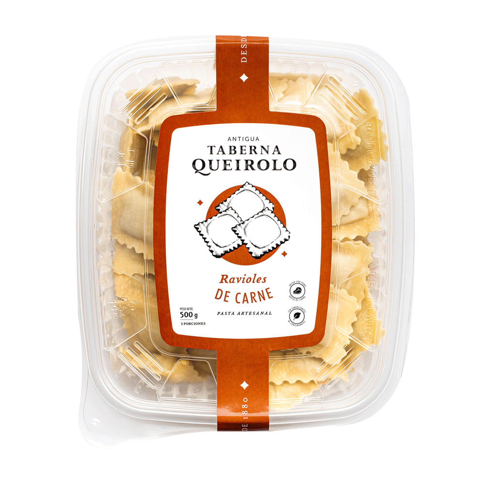 Ravioles de Carne Taberna Queirolo 500g