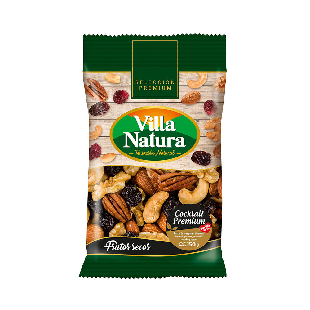 Frutos de Secos Cocktail Premium Villa Natura 150g