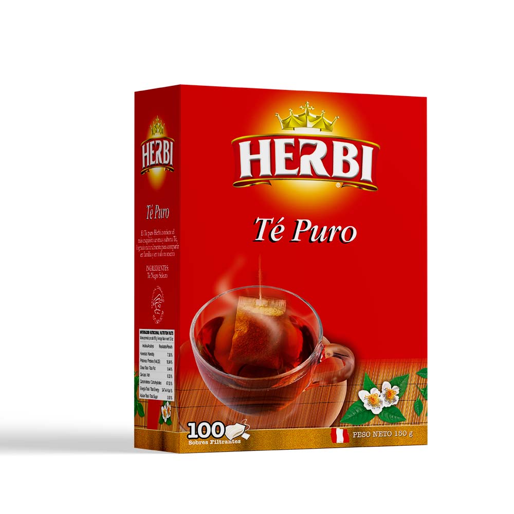 Té Puro Herbi 100un - MetroApp