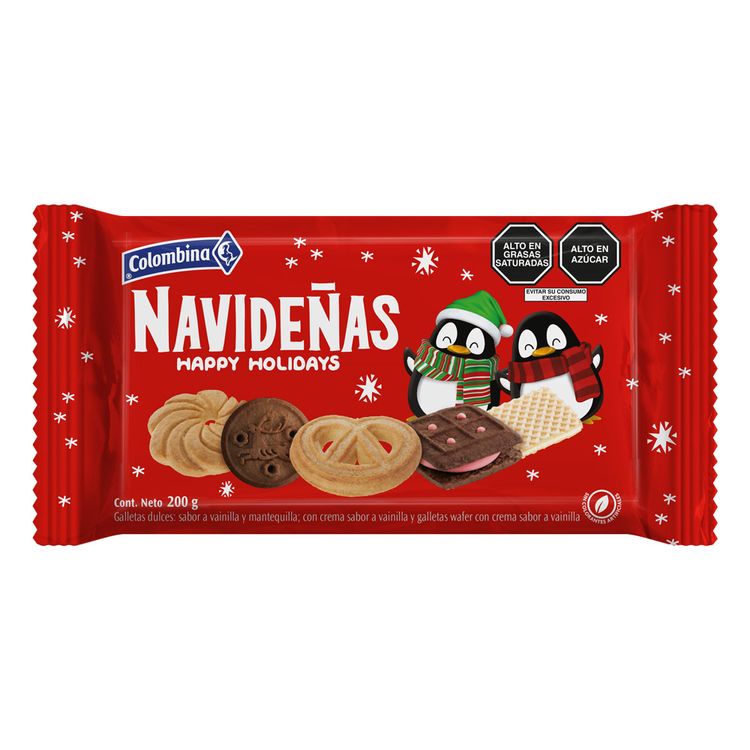 Galletas Colombina Navideñas 200g Wong Galletas Colombina Navideñas 200g Wong
