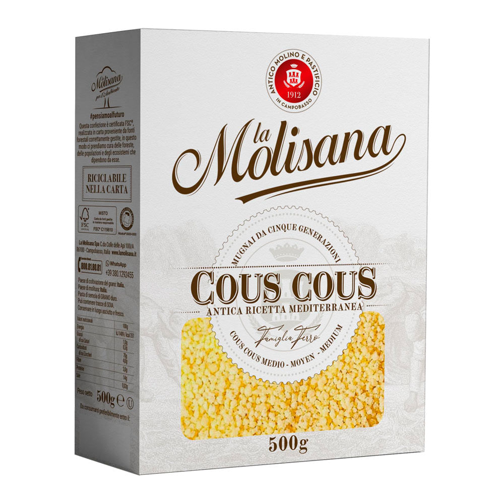 Cous Cous La Molisana Contenido 500 g