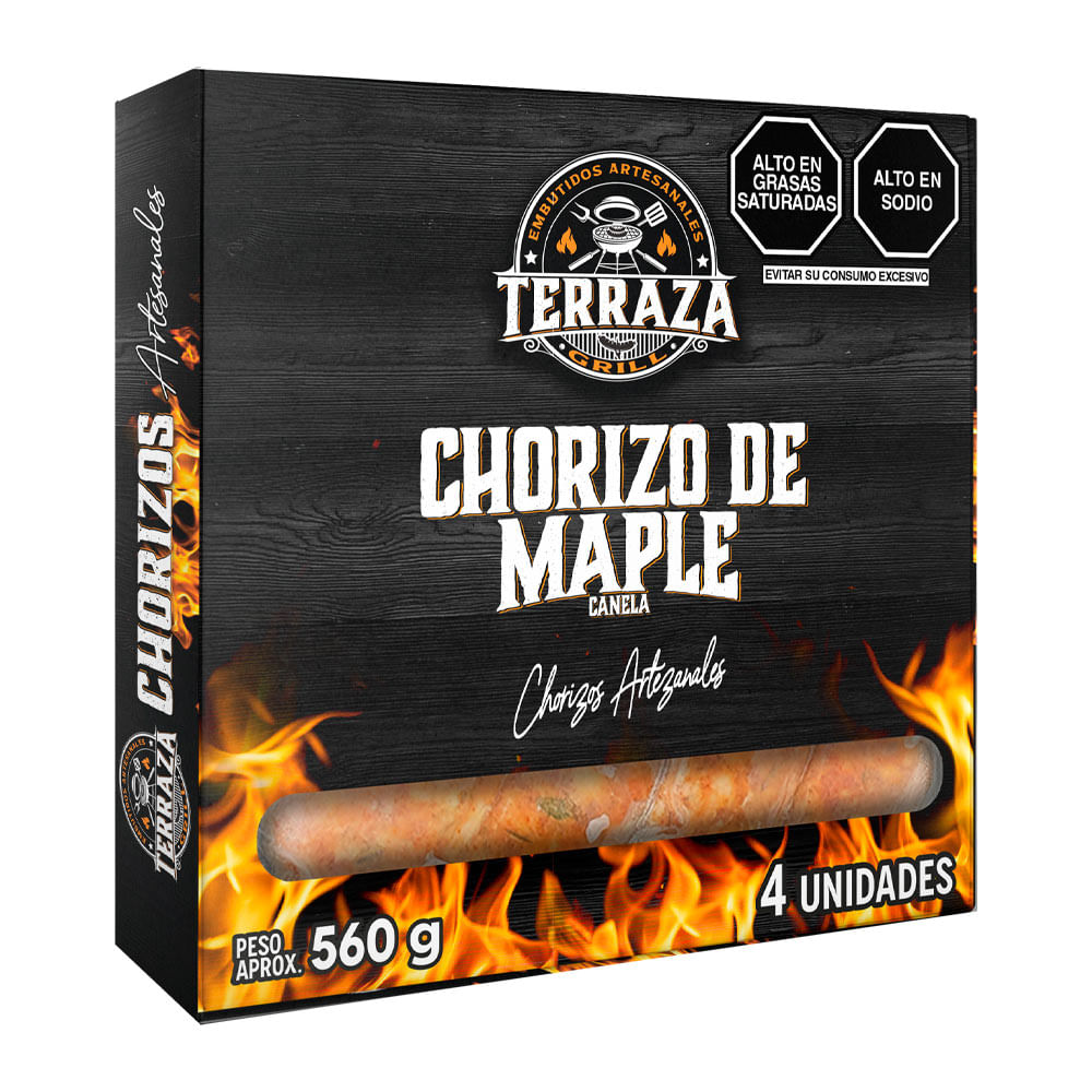 Chorizo Artesanal de Maple Terraza 4un