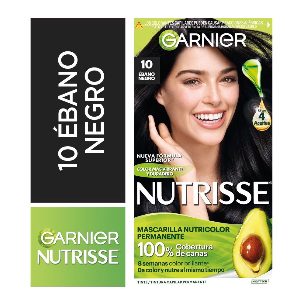 Tinte para Cabello 10 Ébano Negro Caja 157 ml