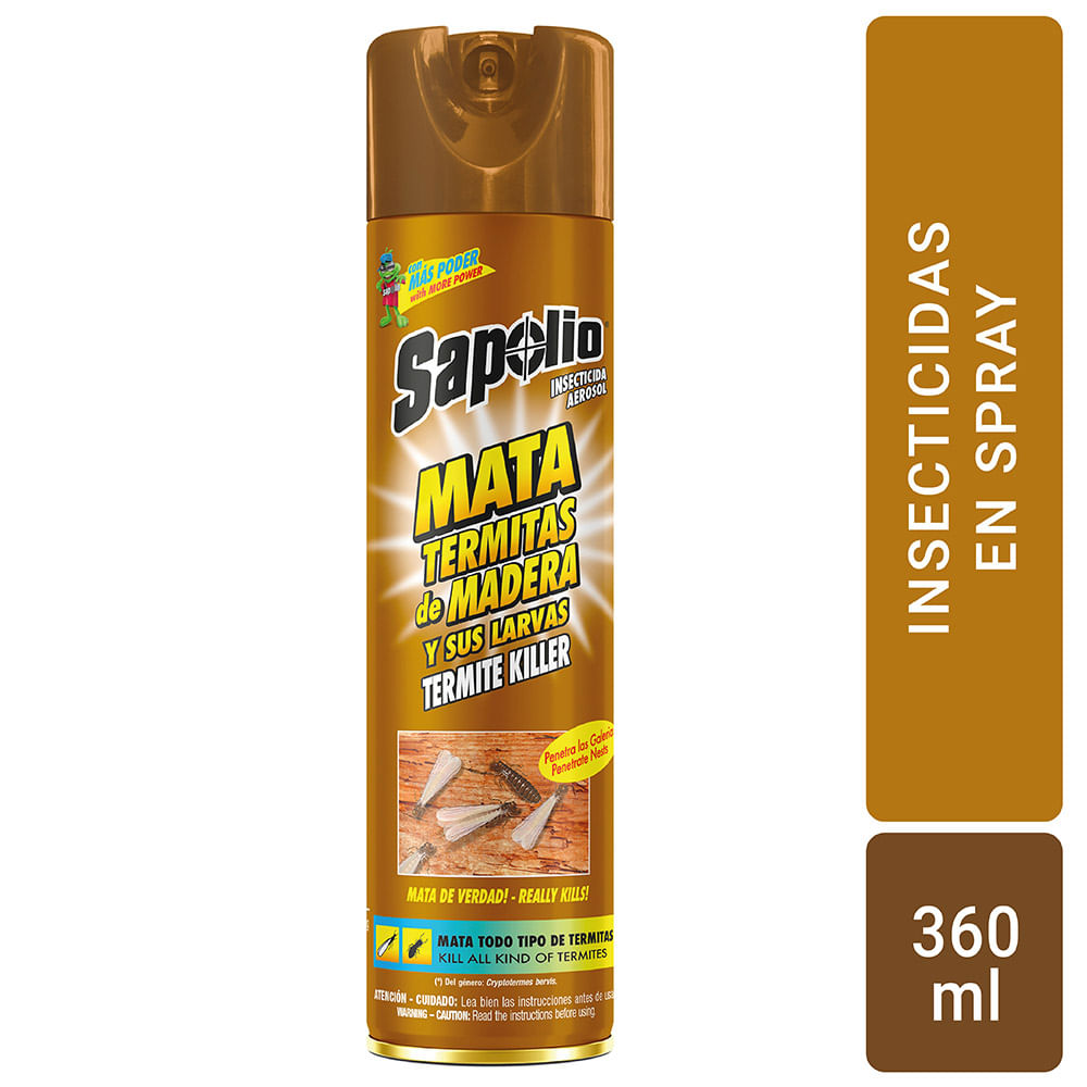 Insecticida Sapolio Mata Termitas de Madera 360ml