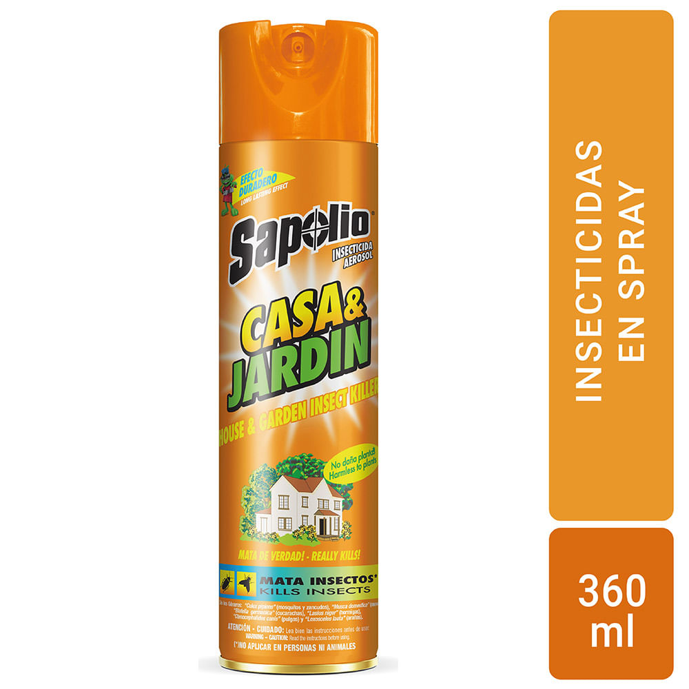 Insecticida Sapolio Casa y Jardín 360ml