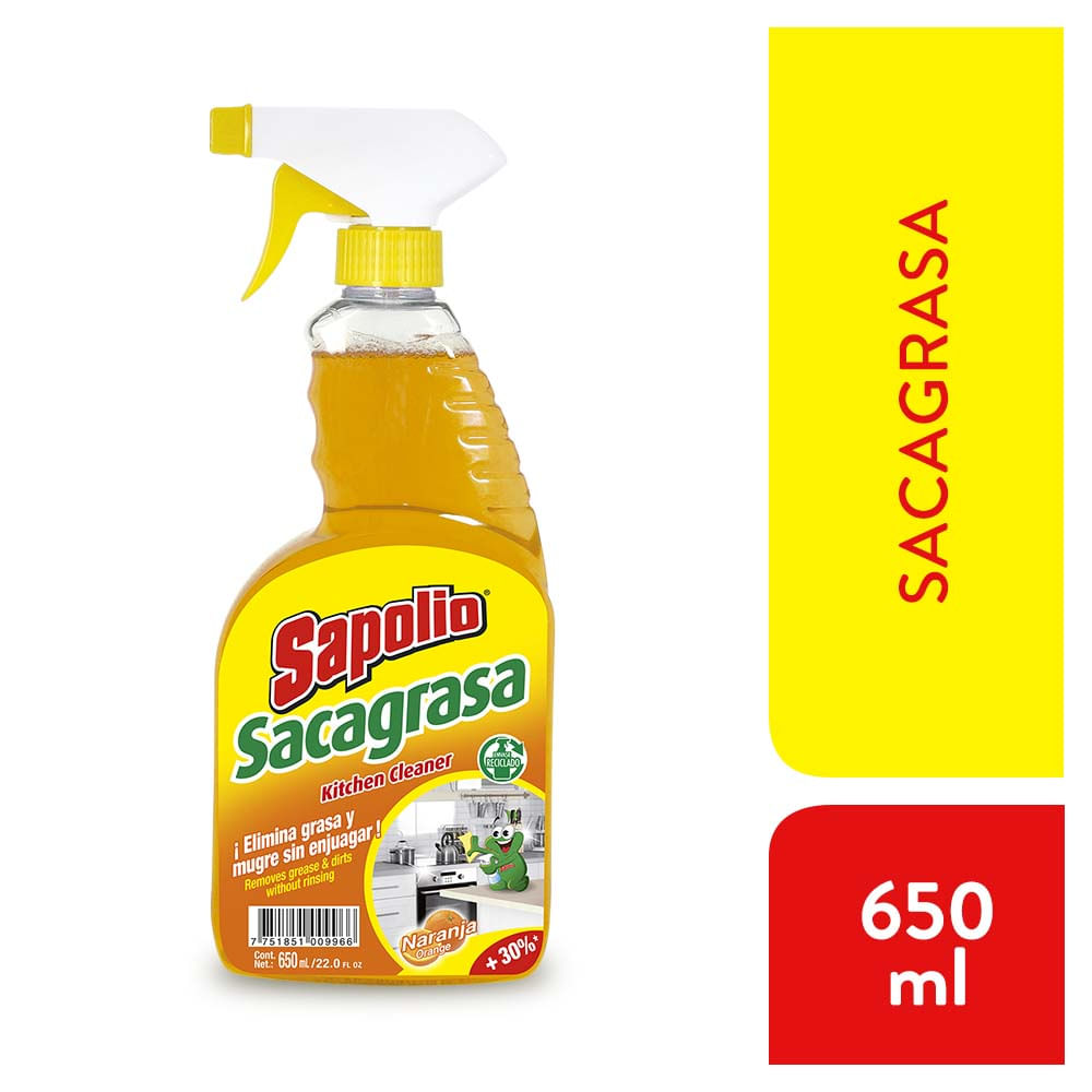 Sacagrasa Sapolio Aroma Naranja 650ml