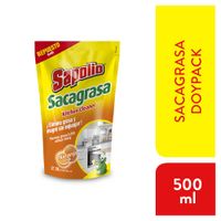 Sacagrasa Sapolio Aroma Naranja Repuesto 500ml