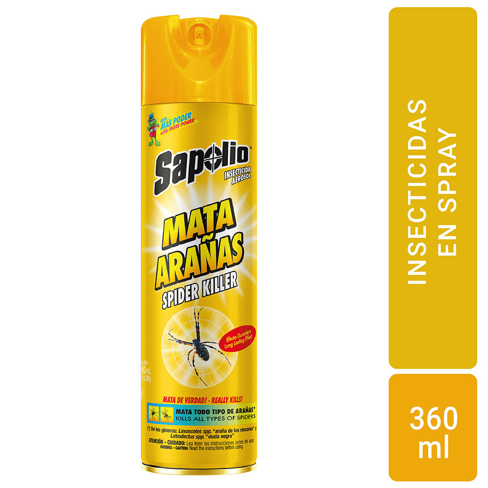 Insecticida Sapolio Mata Arañas 360ml