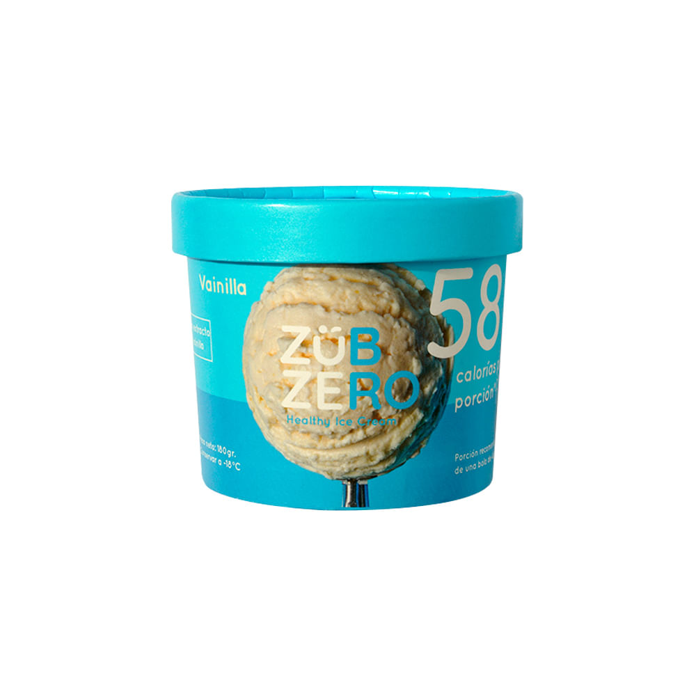 Helado Zub Zero Sabor Vainilla 180g