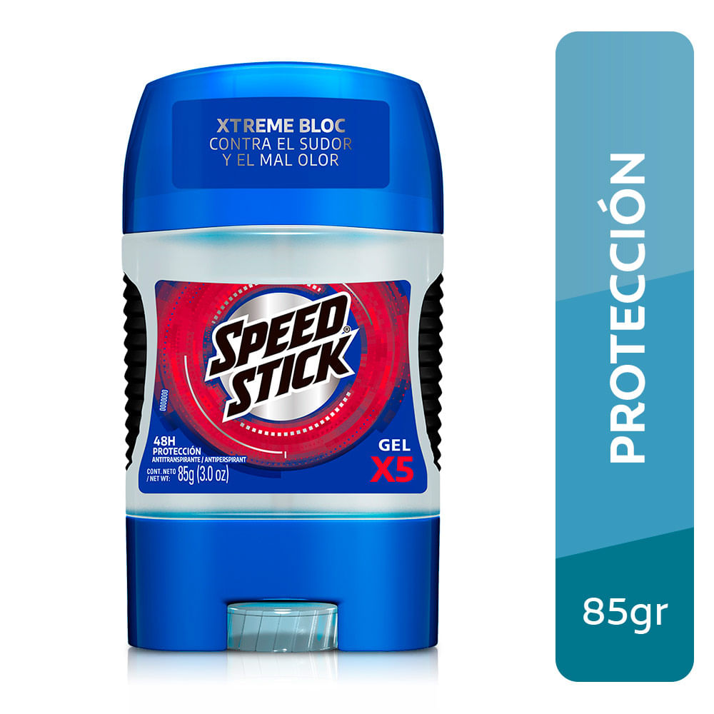 Desodorante en Gel Speed Stick x5 85g