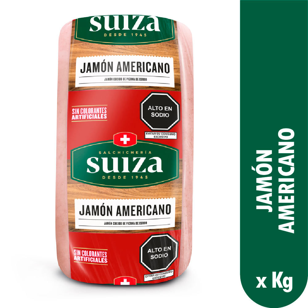 Jamón Americano Suiza x kg