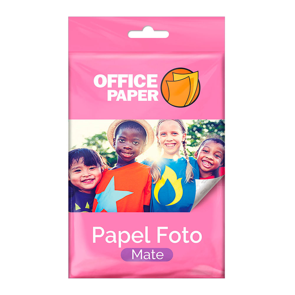 Papel Foto Office Paper Mate Mate 180g 20 Hojas A4
