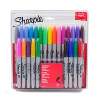 Marcador Permanente Punta Fina Surtido Sharpie 24un