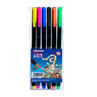 Estuche Fine Liner Artesco Triangular 6un