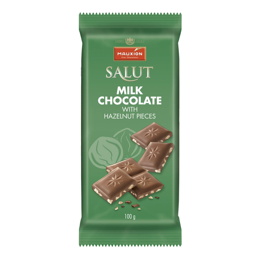 Chocolate de Leche con Avellanas Mauxion Salut 100g