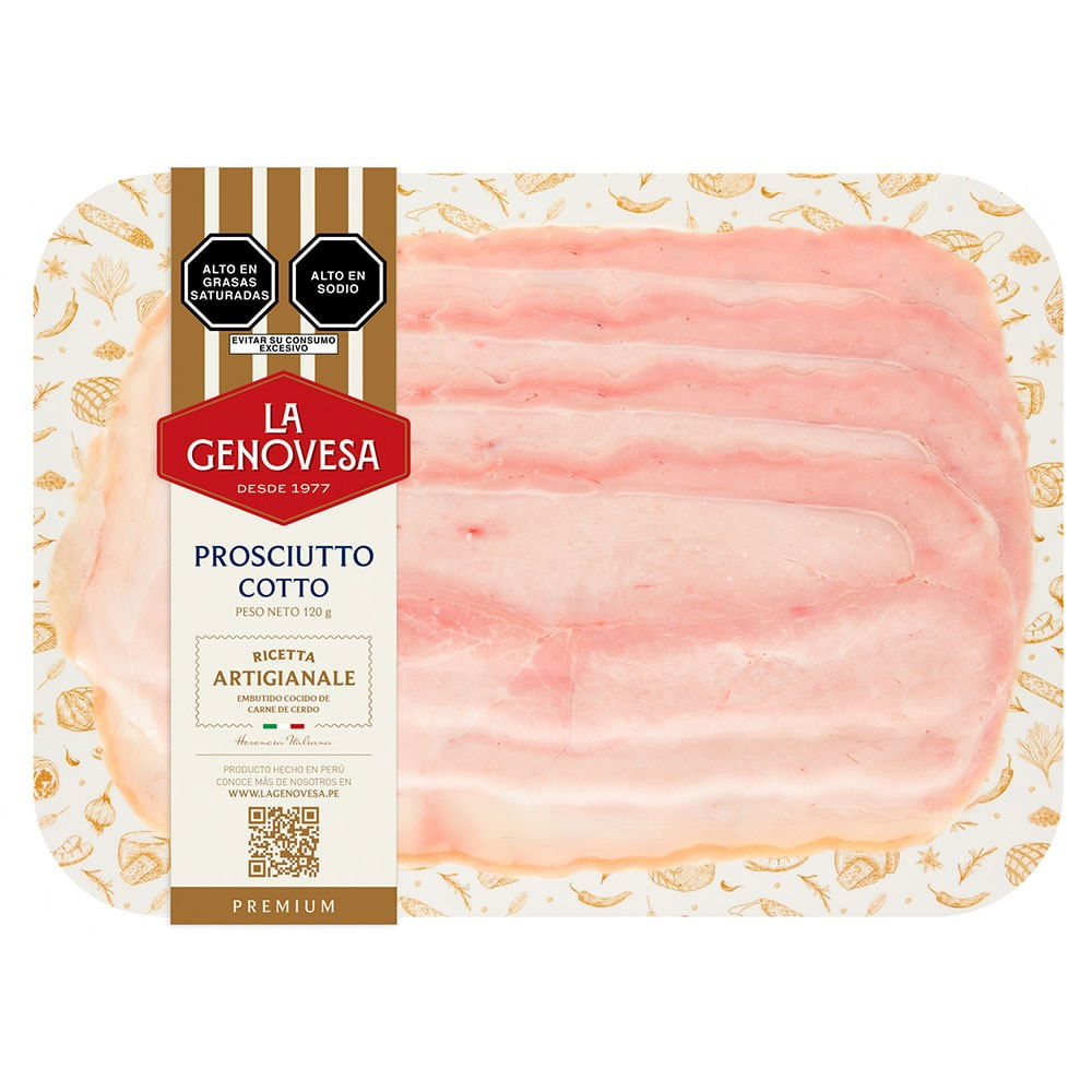 Prosciutto Cotto La Genovesa 120g
