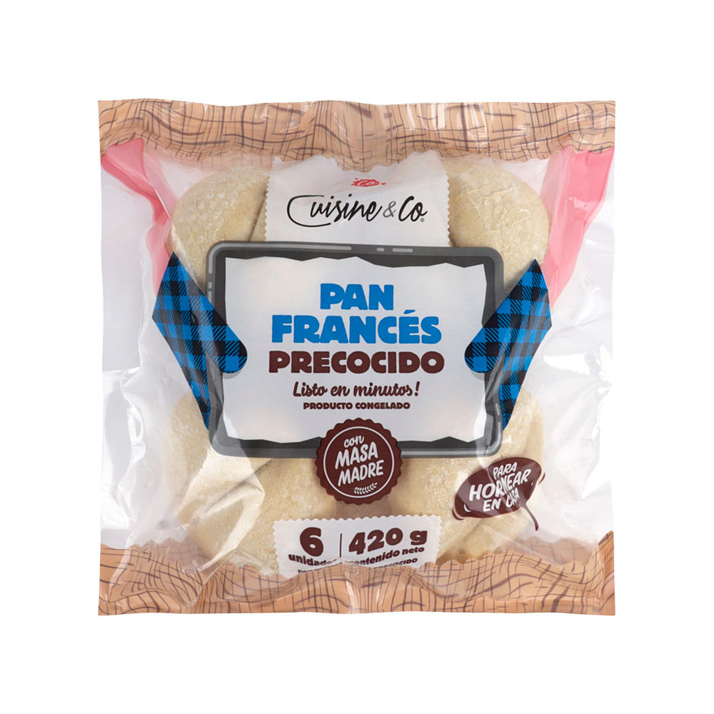 Pan Francés Precocido Cuisine & Co 6un
