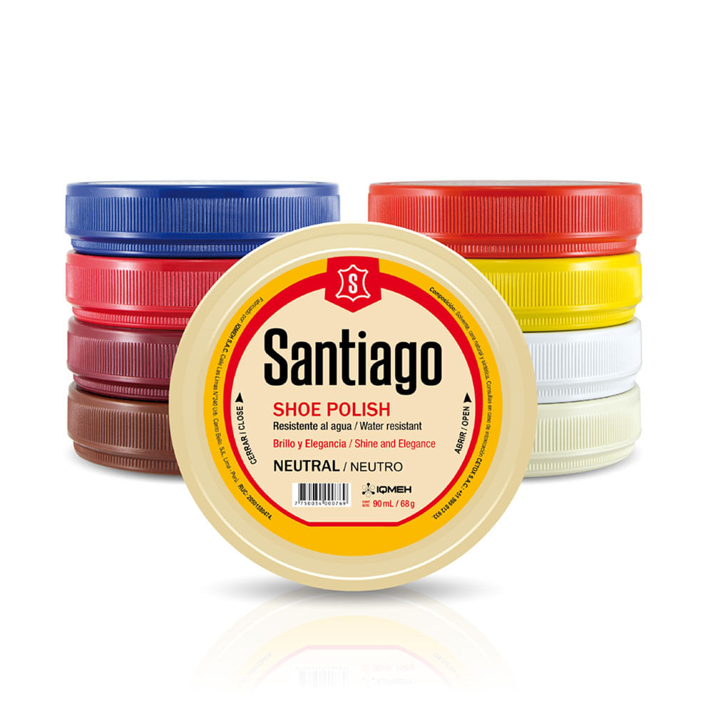 Betún Pasta Santiago Neutro 90ml