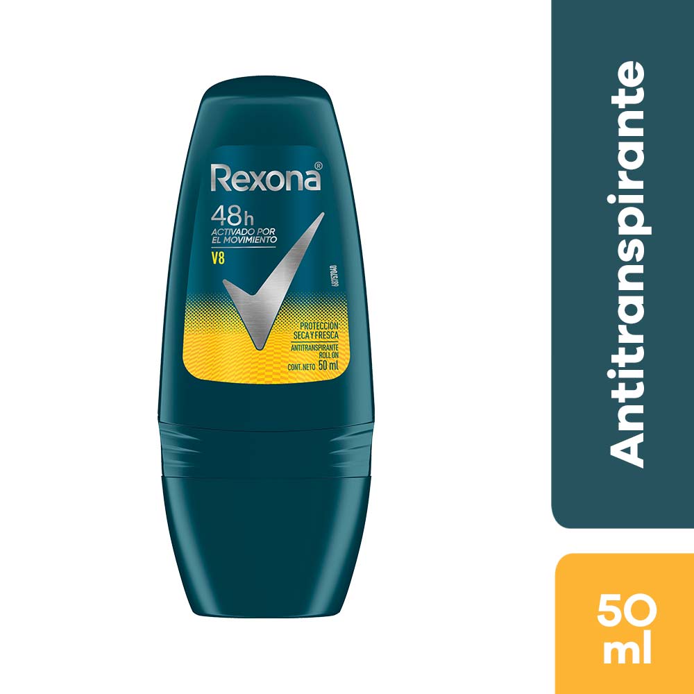Antitranspirante Roll On Rexona Men V8 50ml