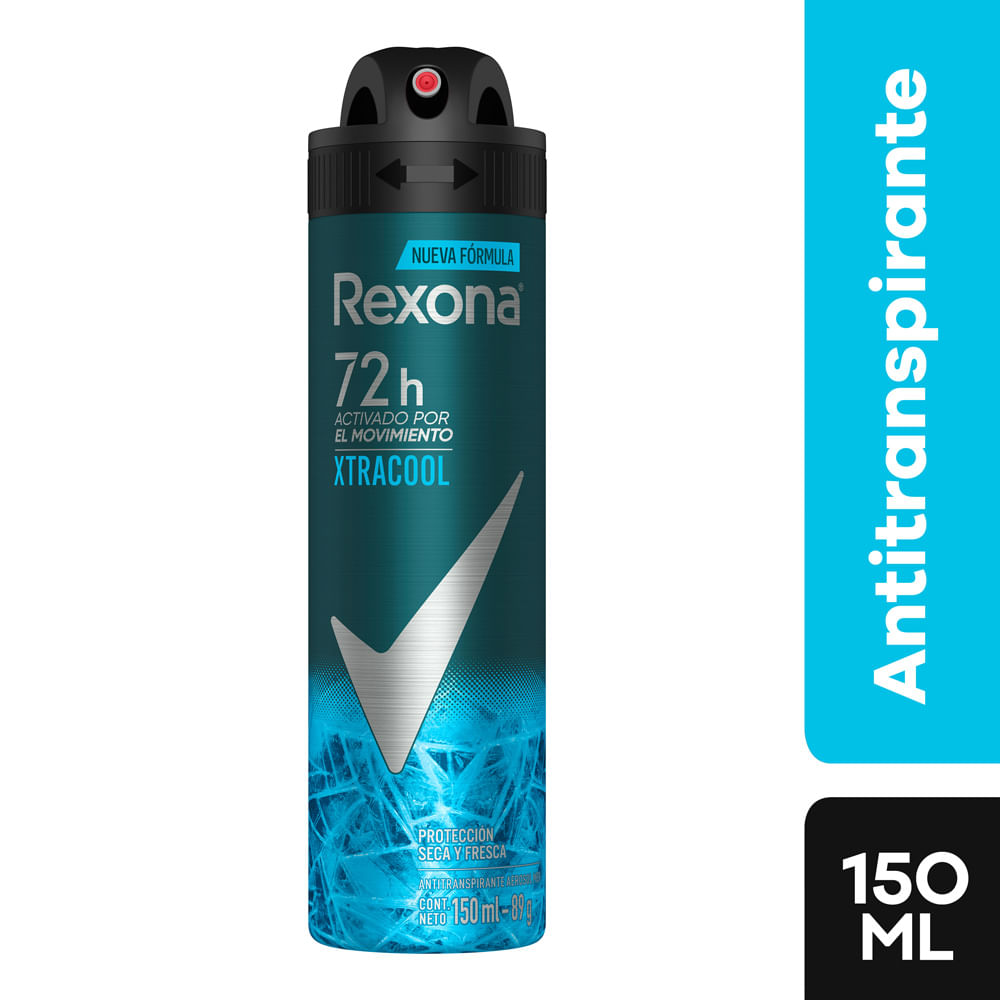 Antitranspirante en Aerosol Rexona Men Xtracool 150ml