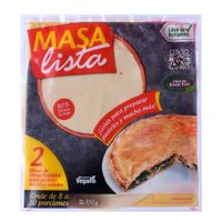 Discos de Masa Hojaldre 30cm Masa Lista 2un