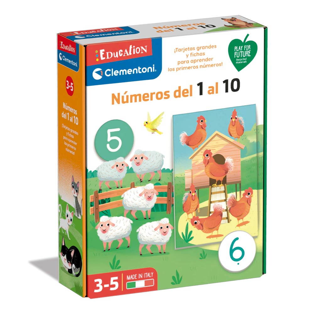 Juego Clementoni Education Números del 1 al 10