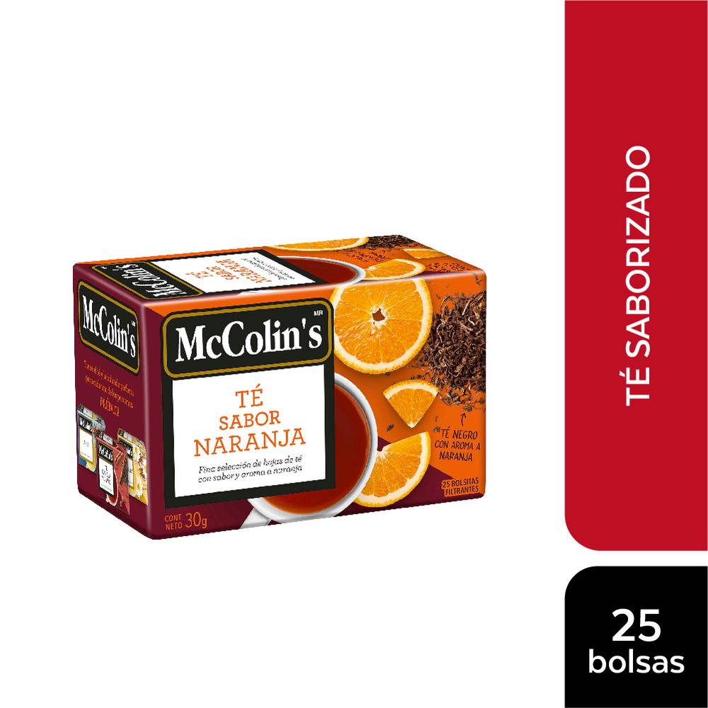 Té Sabor Naranja McColin's 25un