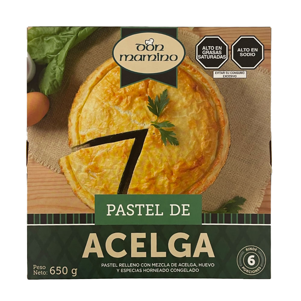 Pastel de Acelga Don Mamino 650g