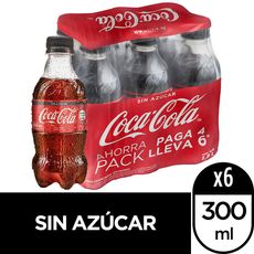 Sixpack-Gaseosa-Coca-Cola-Sin-Az-car-Botella-300ml-1-181833