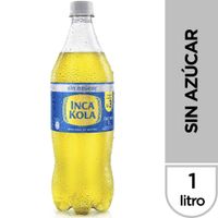 Gaseosa Inca Kola Sin Azúcar Botella 1L