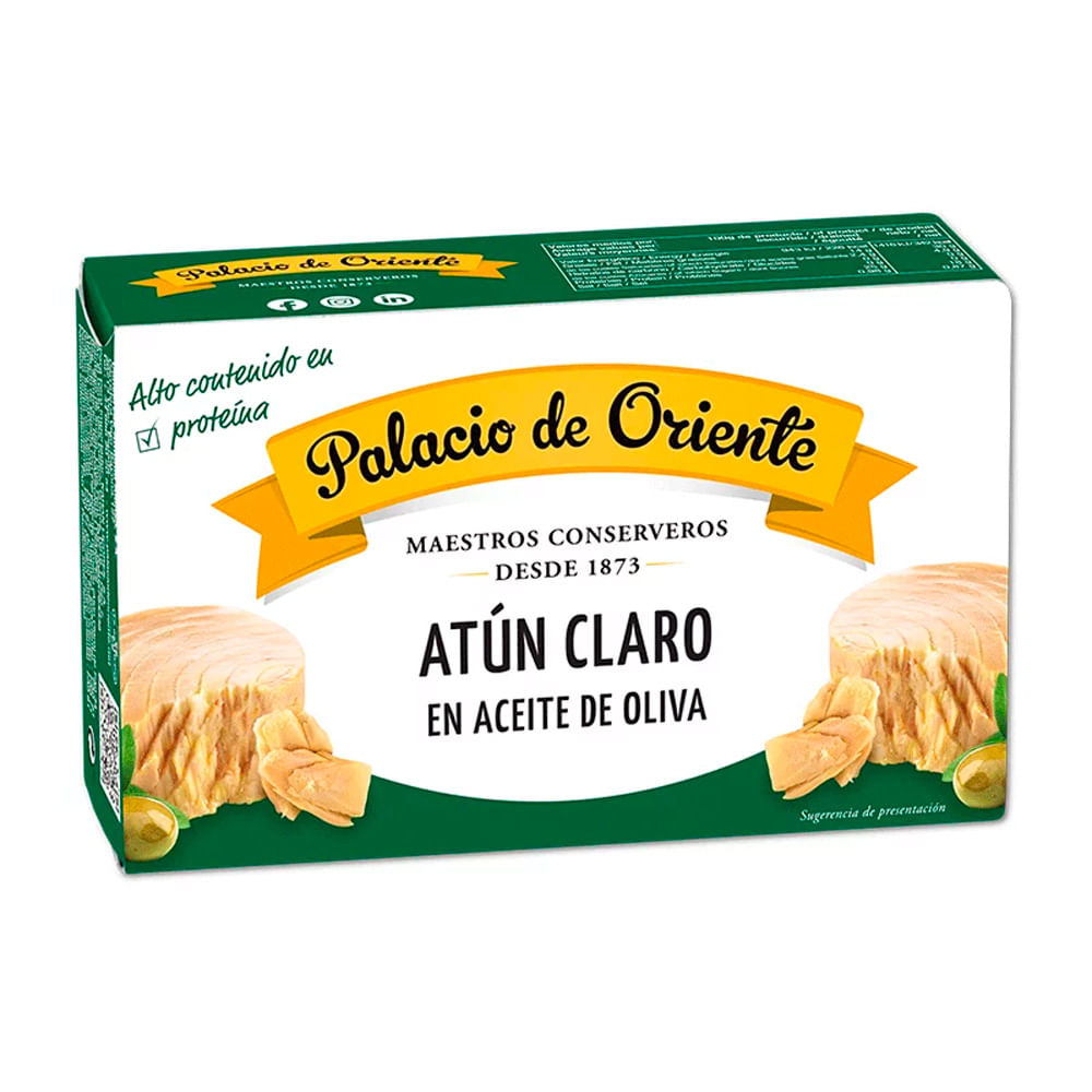 Atún Claro en Aceite de Oliva Palacio de Oriente Lata 111 g