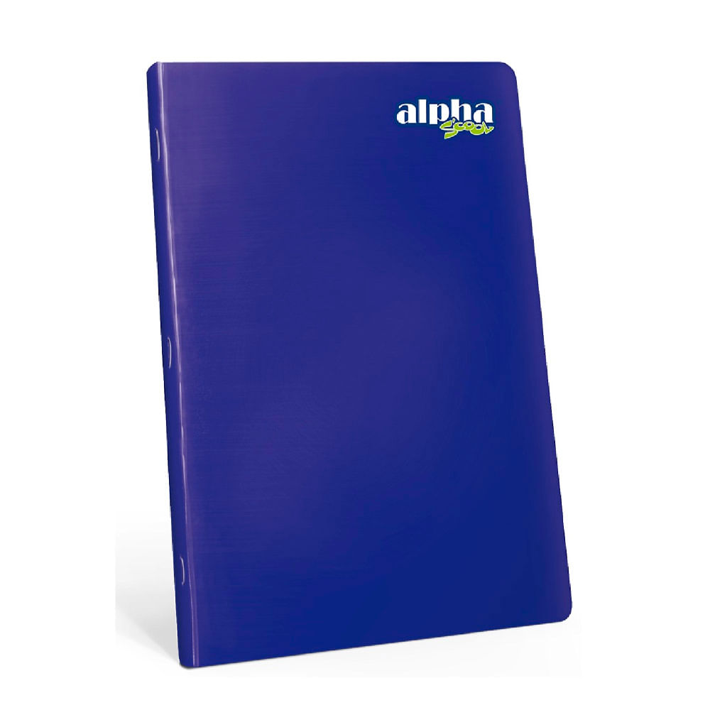 Cuaderno Alpha Cuadriculado Rojo 88 Hojas
