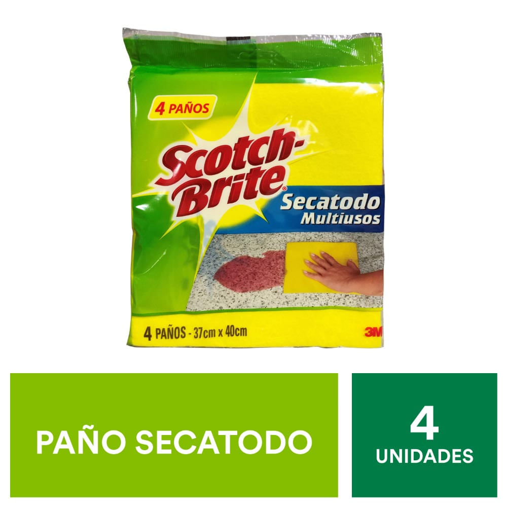 Paño Secatodo Multiusos Scotch-Brite 4un
