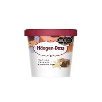 Helado Haagen Dazs Vainilla Caramel Brownie 100ml