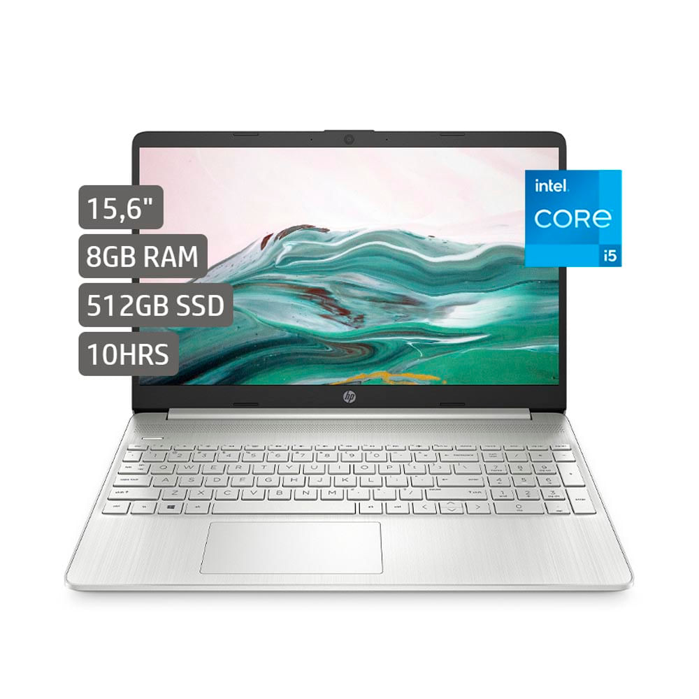 Laptop 156 Hp 15 Dy5000la Intel Core I5 512gb 8gb Metroapp 6754