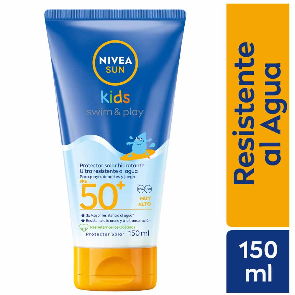 Protector Solar Nivea Sun Kids Swim & Play FPS50+ 150ml