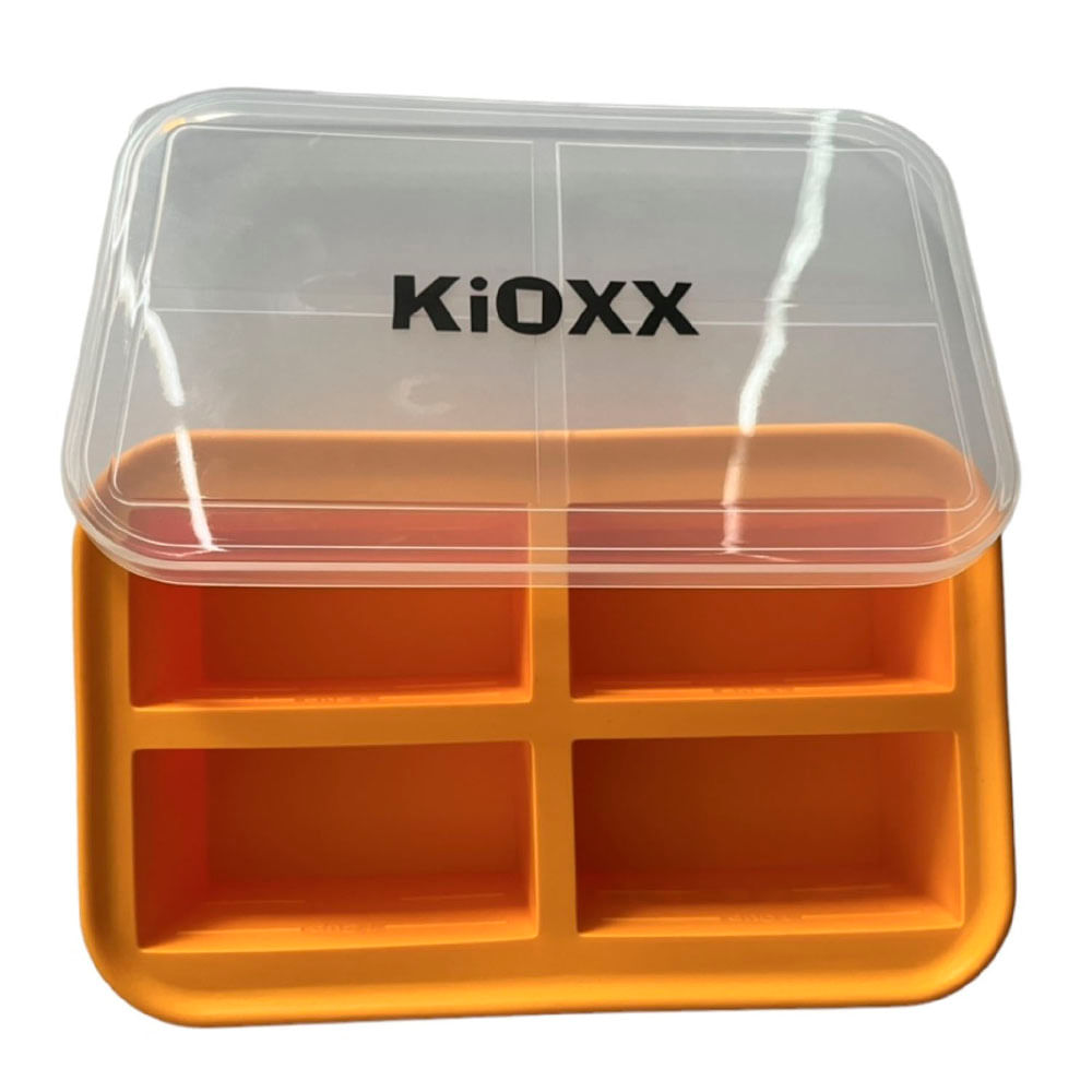Cubeta de Silicona para Congelar 4 Cavidades Kioxx