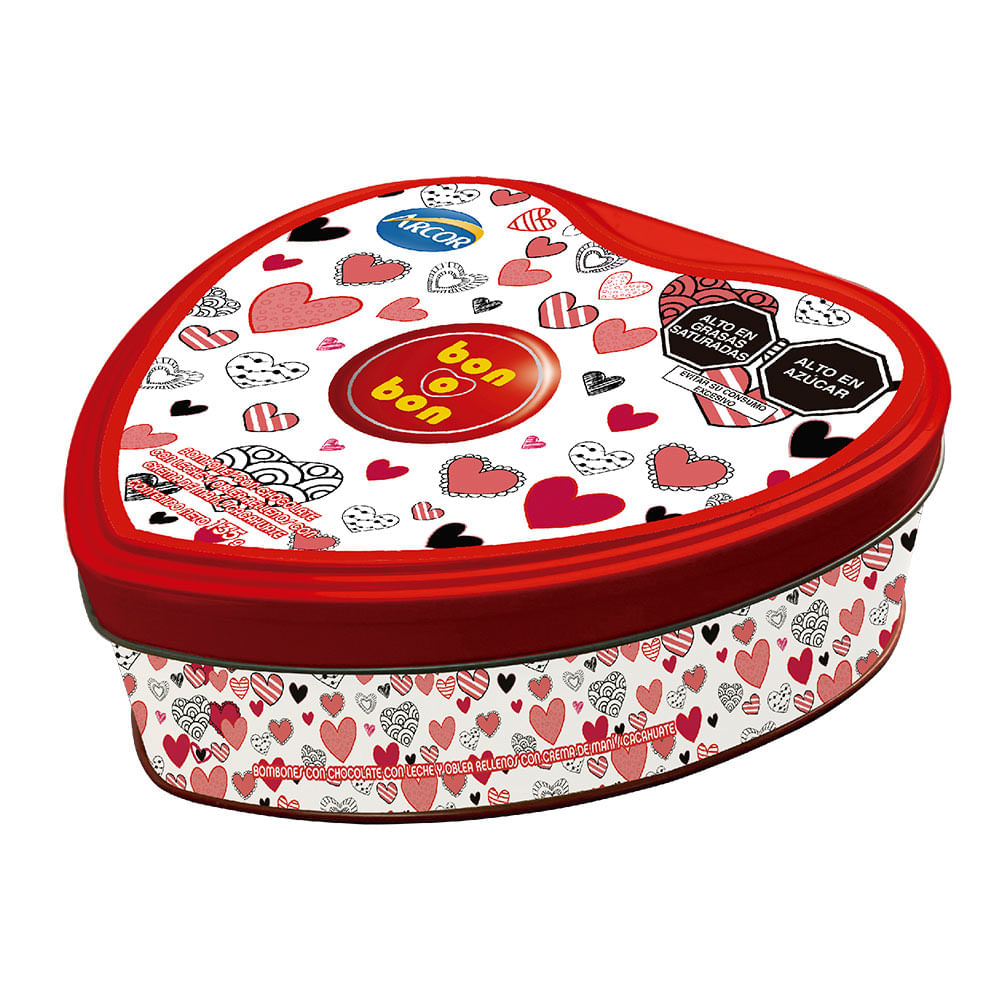 Bombones con Relleno de Crema de Maní Bon o Bon 135g Surtido