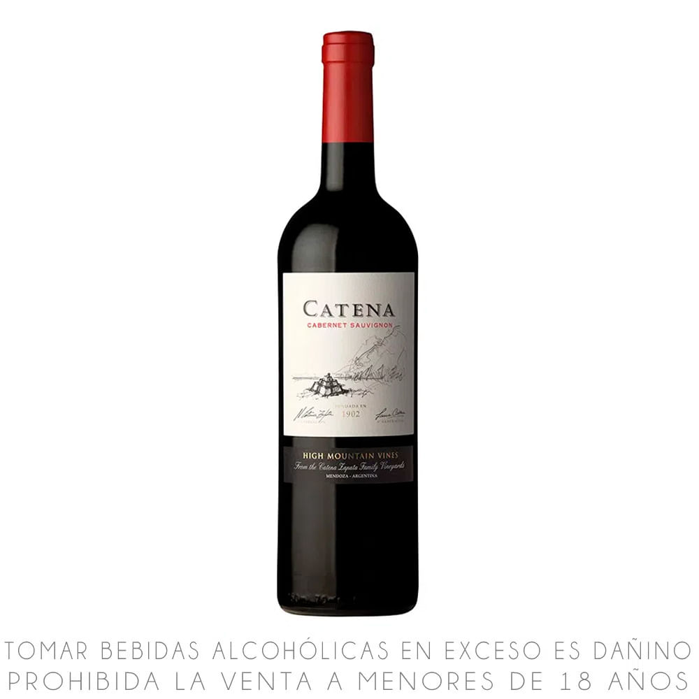 Vino Tinto Cabernet Sauvignon Catena Botella 750ml