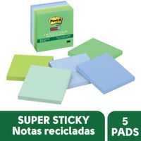 Notas Súper Adhesivas Post-it Bora Bora 5 Blocs