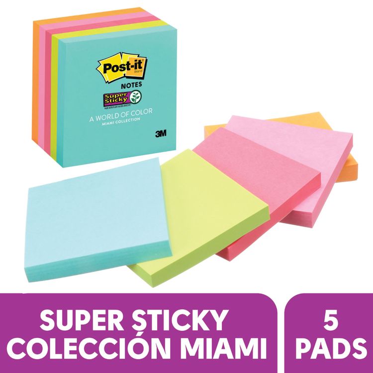 Notas-S-per-Adhesivas-Post-it-Miami-5-Blocs-1-142971