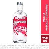 Vodka Absolut Raspberri Botella 700ml