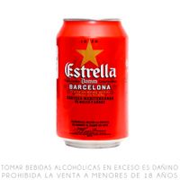 Cerveza Estrella Damm Lager 330ml