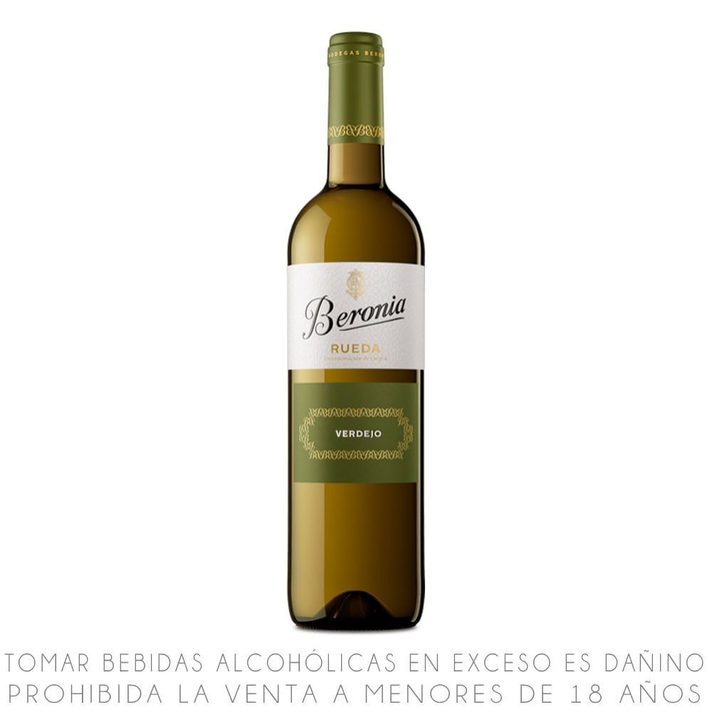 Vino Blanco Verdejo Beronia Botella 750ml