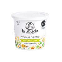 Yogurt Griego La Abuela Vainilla Francesa Bajo en Grasa 150g